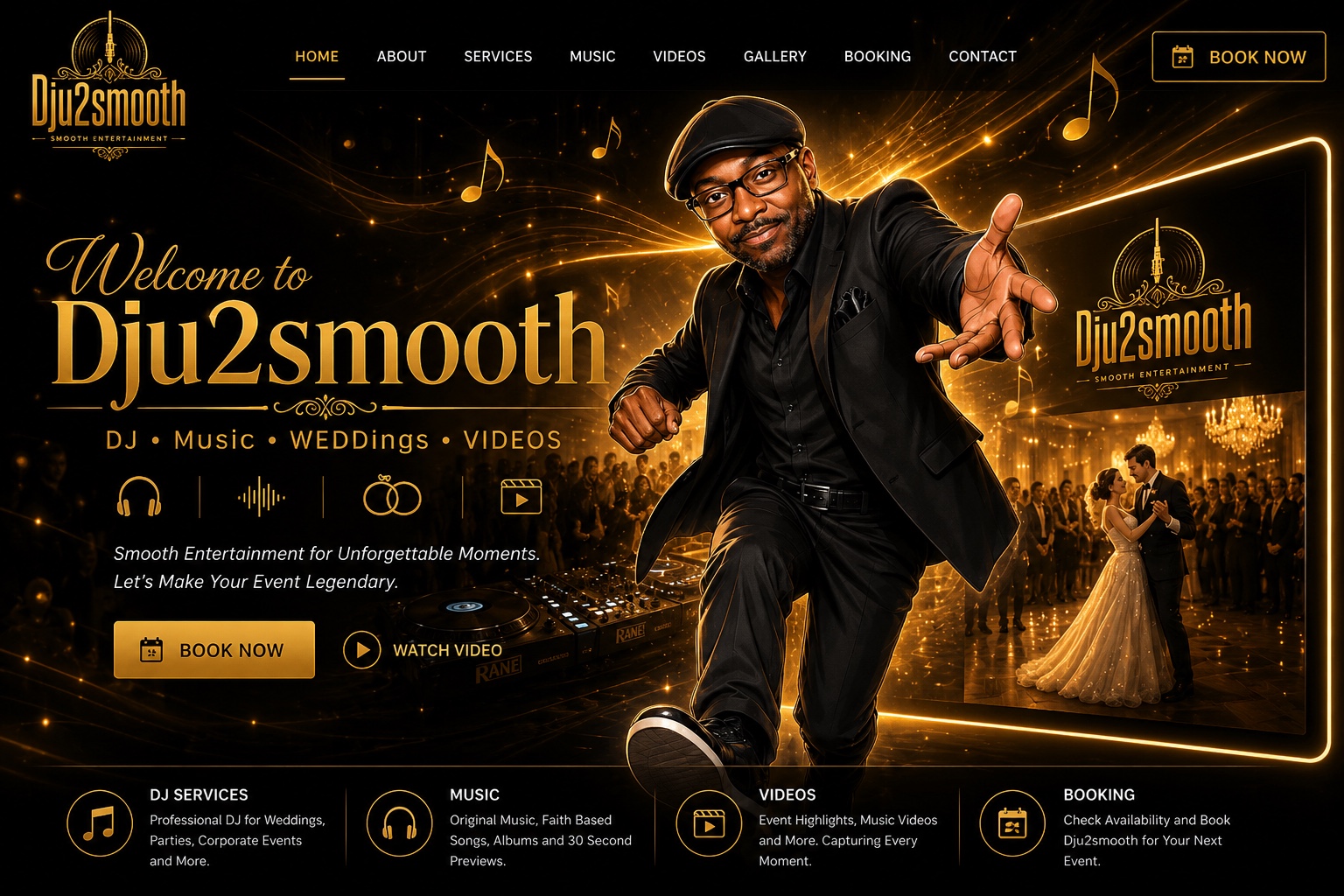 Welcome to Dju2smooth — DJ, music, weddings and videos